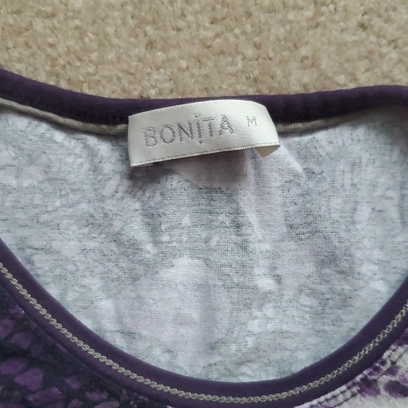 Bonita Purple/Multi-coloured Long-sleeved Shirt - Picture 3 of 6